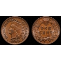 1899 FS-011.7 / Snow #1 Indian Cent, Tan Uncirculated